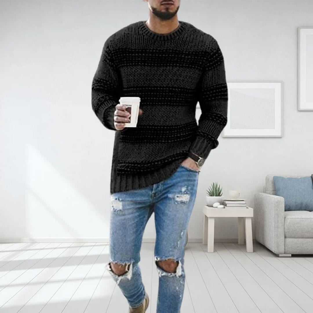 Herren Grobstrickpullover LANDYN – Norwegisches Design, Winterwarm 2