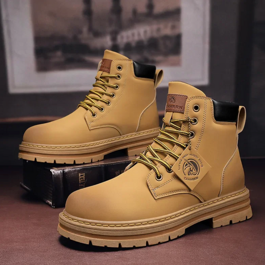 Herren Komfort Veterboots – Hochwertiges Leder, Antislip 1