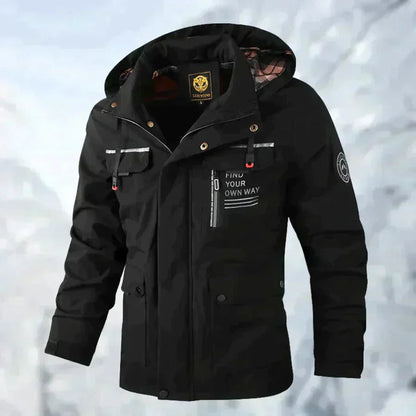 Herren Winterjacke – Wetterfestes Design mit Isolierender Füllung, Modern 1