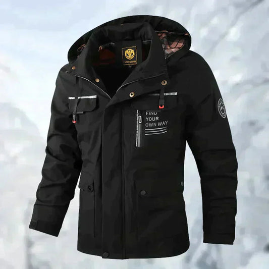 Herren Winterjacke – Wetterfestes Design mit Isolierender Füllung, Modern 1