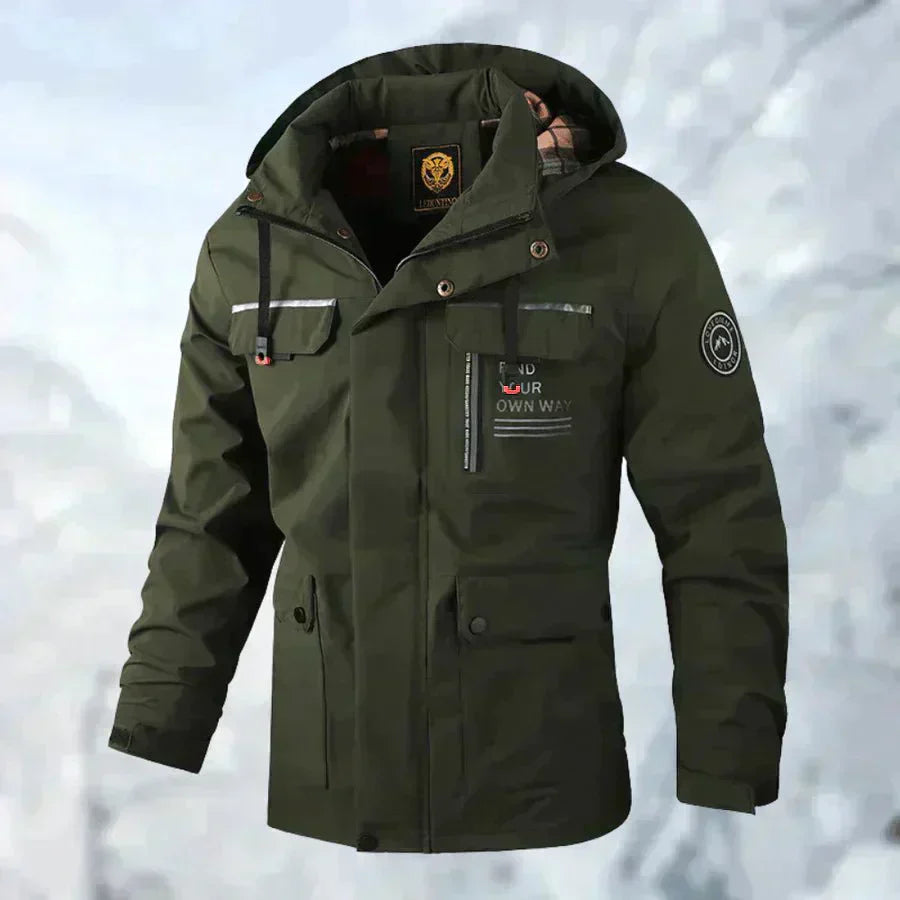 Herren Winterjacke – Wetterfestes Design mit Isolierender Füllung, Modern 2
