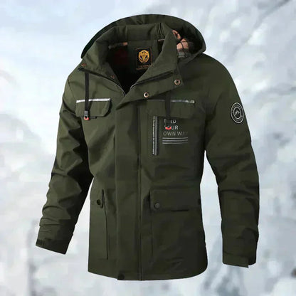 Herren Winterjacke – Wetterfestes Design mit Isolierender Füllung, Modern 2