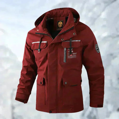 Herren Winterjacke – Wetterfestes Design mit Isolierender Füllung, Modern 3