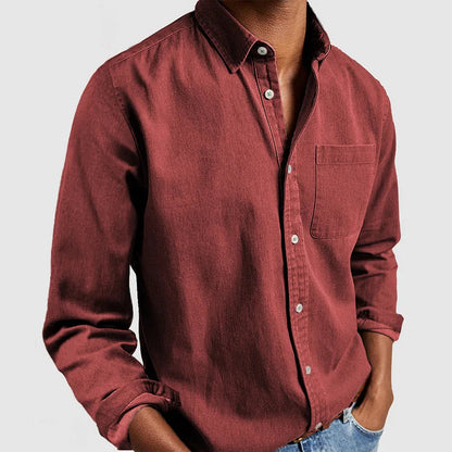 Herren | Casual Baumwoll Herrenhemd Langarm für Sommer und Alltag 9