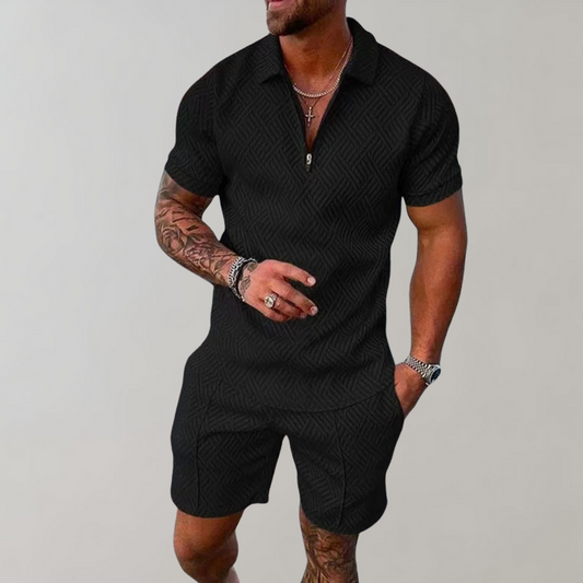Hugo | Luftiges Herren Sommeroutfit mit Poloshirt und Shorts 0