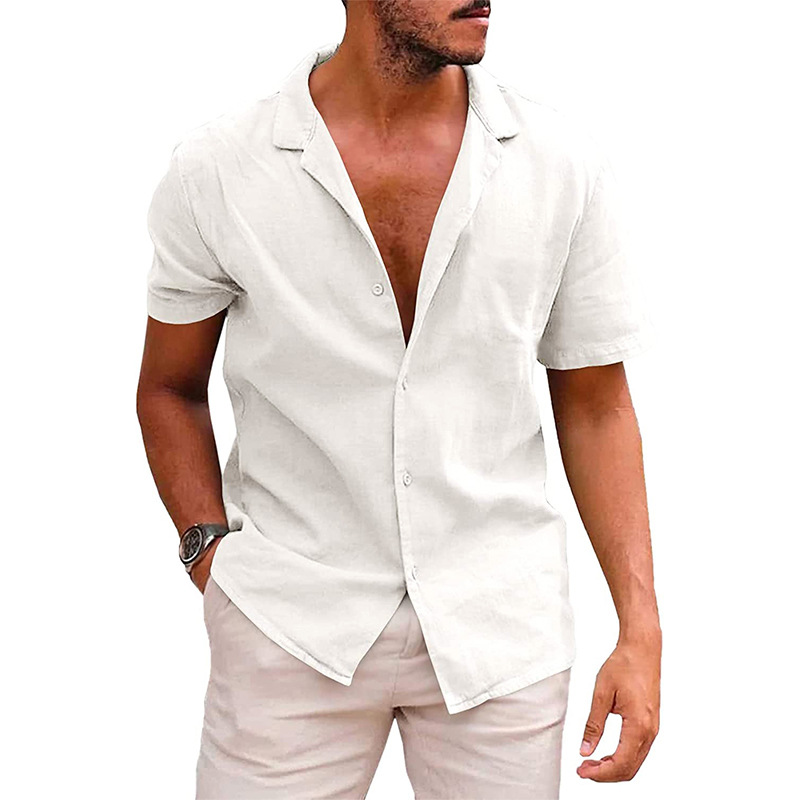 Henrick | Leinen Hemd Herren Kurzarm Für Den Sommer, Stilvoll Und Bequem-5