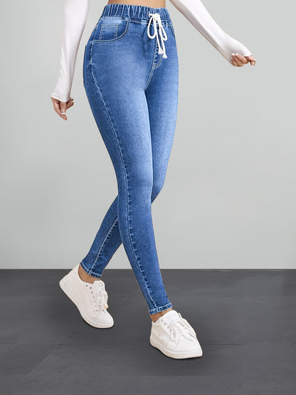 Jegging mit elastischer Taille – Denim-Look und optimaler Tragekomfort 3