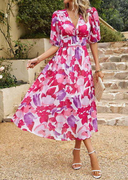 Julie | Luxus Maxi-Jurk Mit Blumenmuster Für Elegante Anlässe 4
