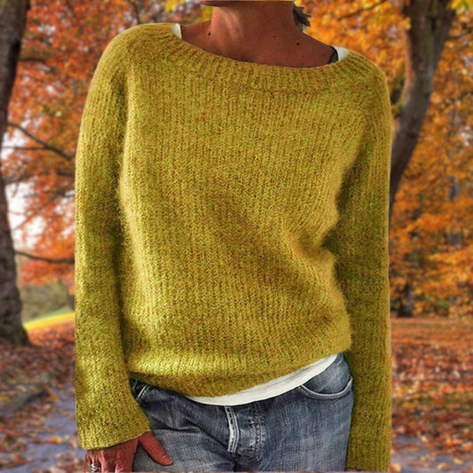 Klassischer Damenpullover – 100% Merinowolle, Warm und Vielseitig 0