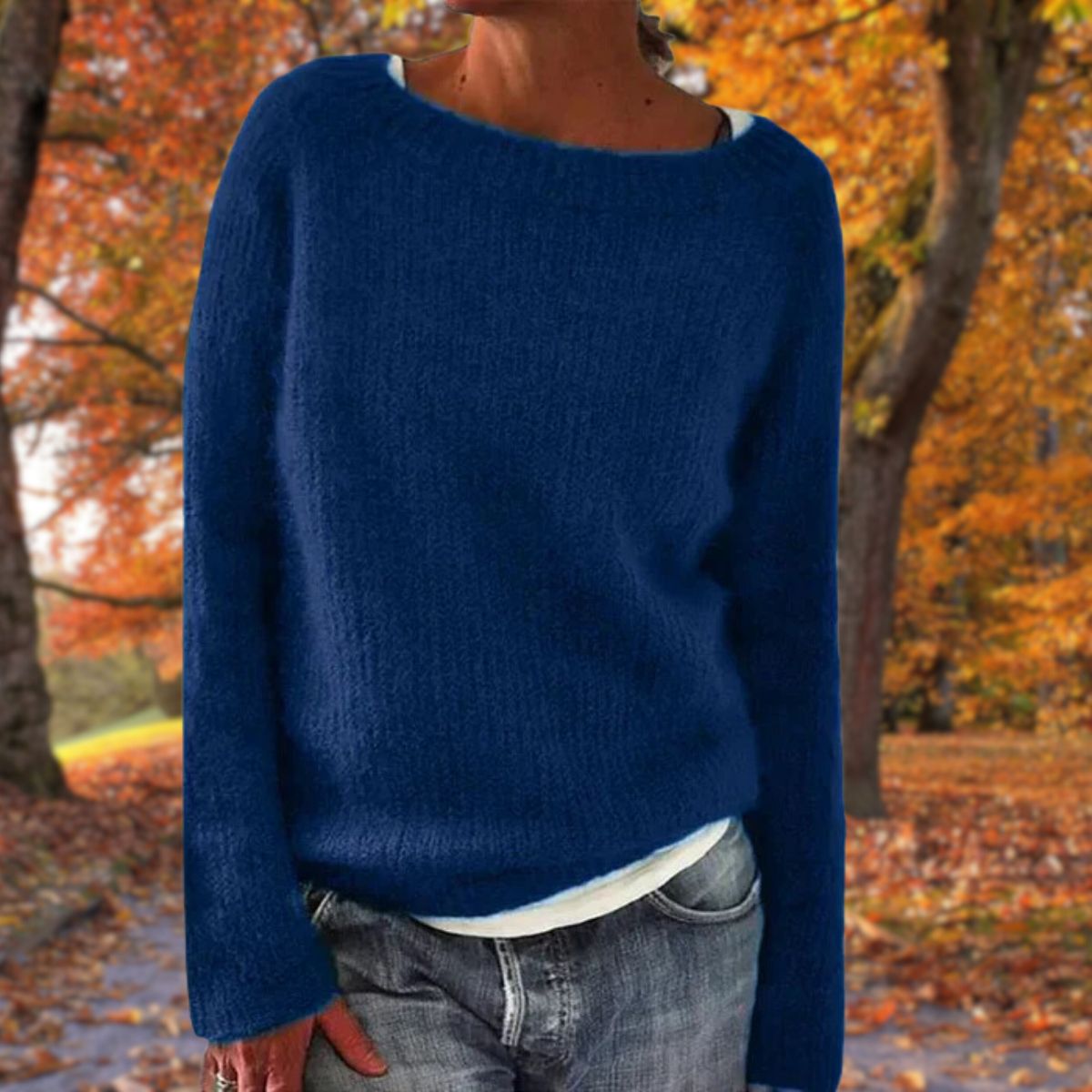 Klassischer Damenpullover – 100% Merinowolle, Warm und Vielseitig 3