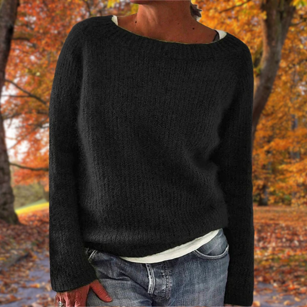 Klassischer Damenpullover – 100% Merinowolle, Warm und Vielseitig 5