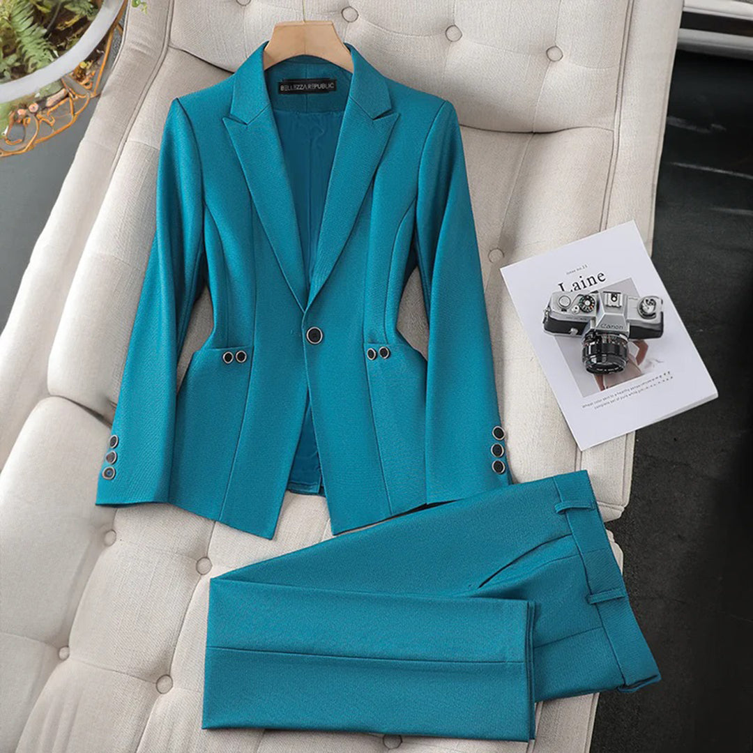 Mara | Elegantes Blazer Und Hose Set Damen-2