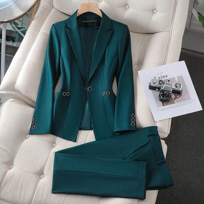 Mara | Elegantes Blazer Und Hose Set Damen-6
