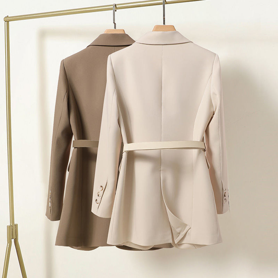 Lena | Eleganter Blazer Damen Mit Gürtel-3