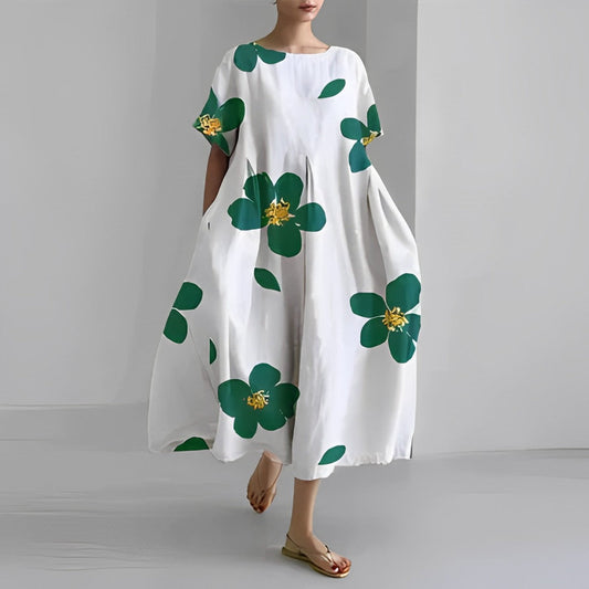 Jamie | Elegantes Damen Kleid Mit Blumenmuster Für Sommer Und Abendveranstaltungen 2