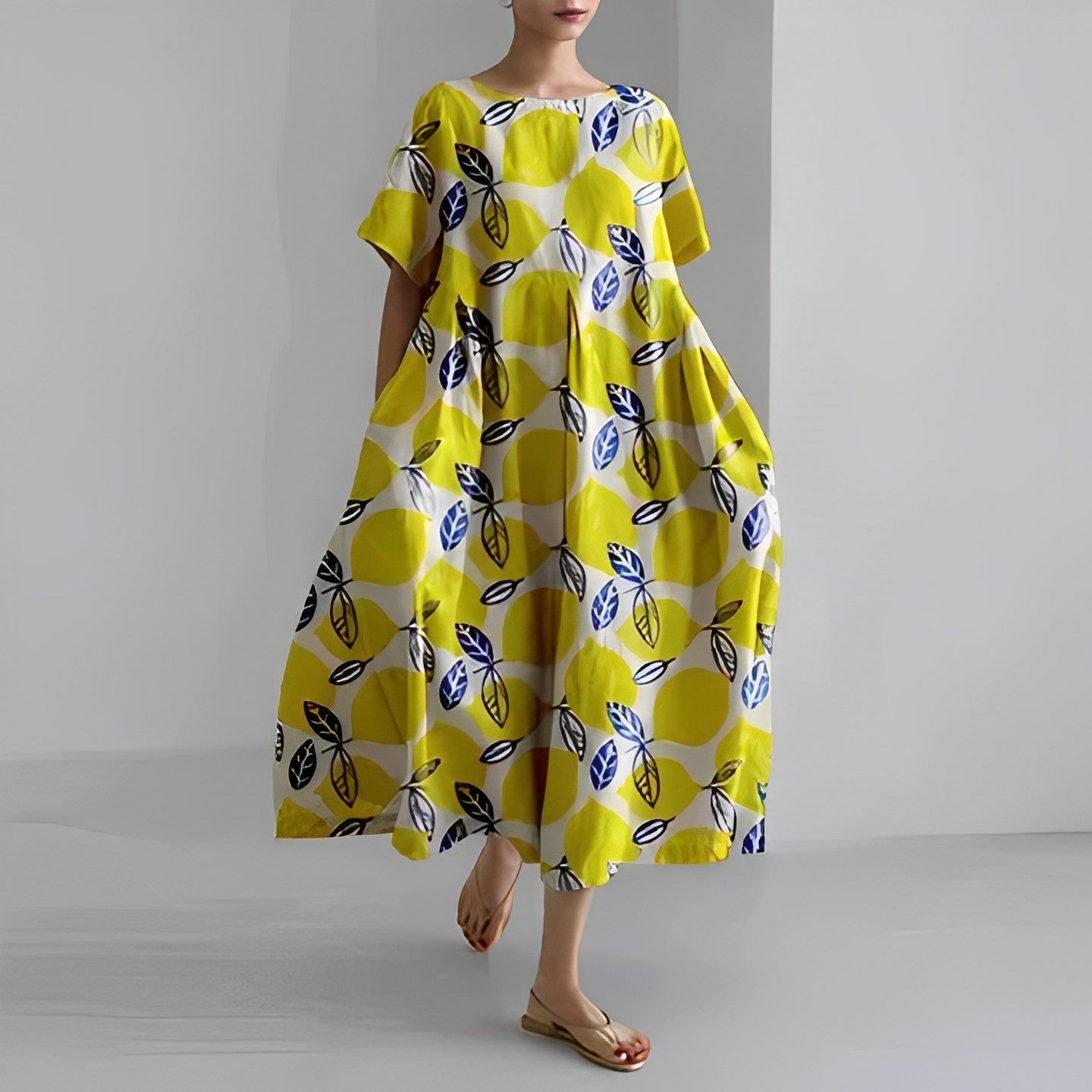 Jamie | Elegantes Damen Kleid Mit Blumenmuster Für Sommer Und Abendveranstaltungen 5