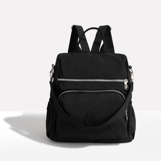 Leichter Rucksack aus Wasserabweisendem Nylon für Damen und Herren – Ideal als Schulrucksack und für Reisen, Kompakt mit Verstellbaren Gurten 0