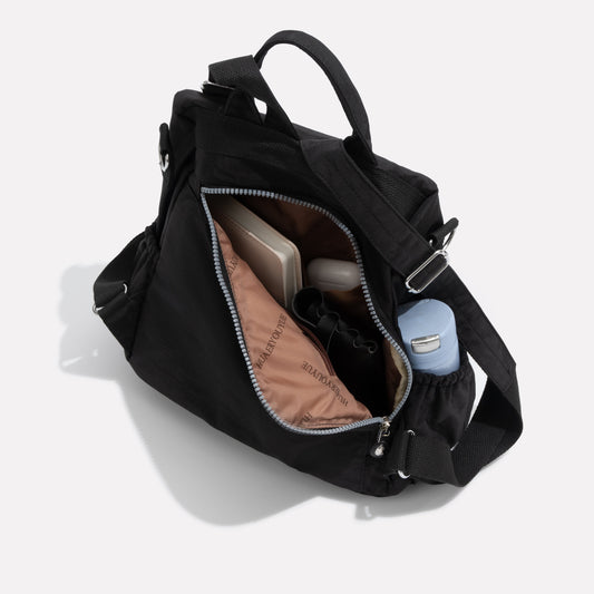 Leichter Rucksack aus Wasserabweisendem Nylon für Damen und Herren – Ideal als Schulrucksack und für Reisen, Kompakt mit Verstellbaren Gurten 1