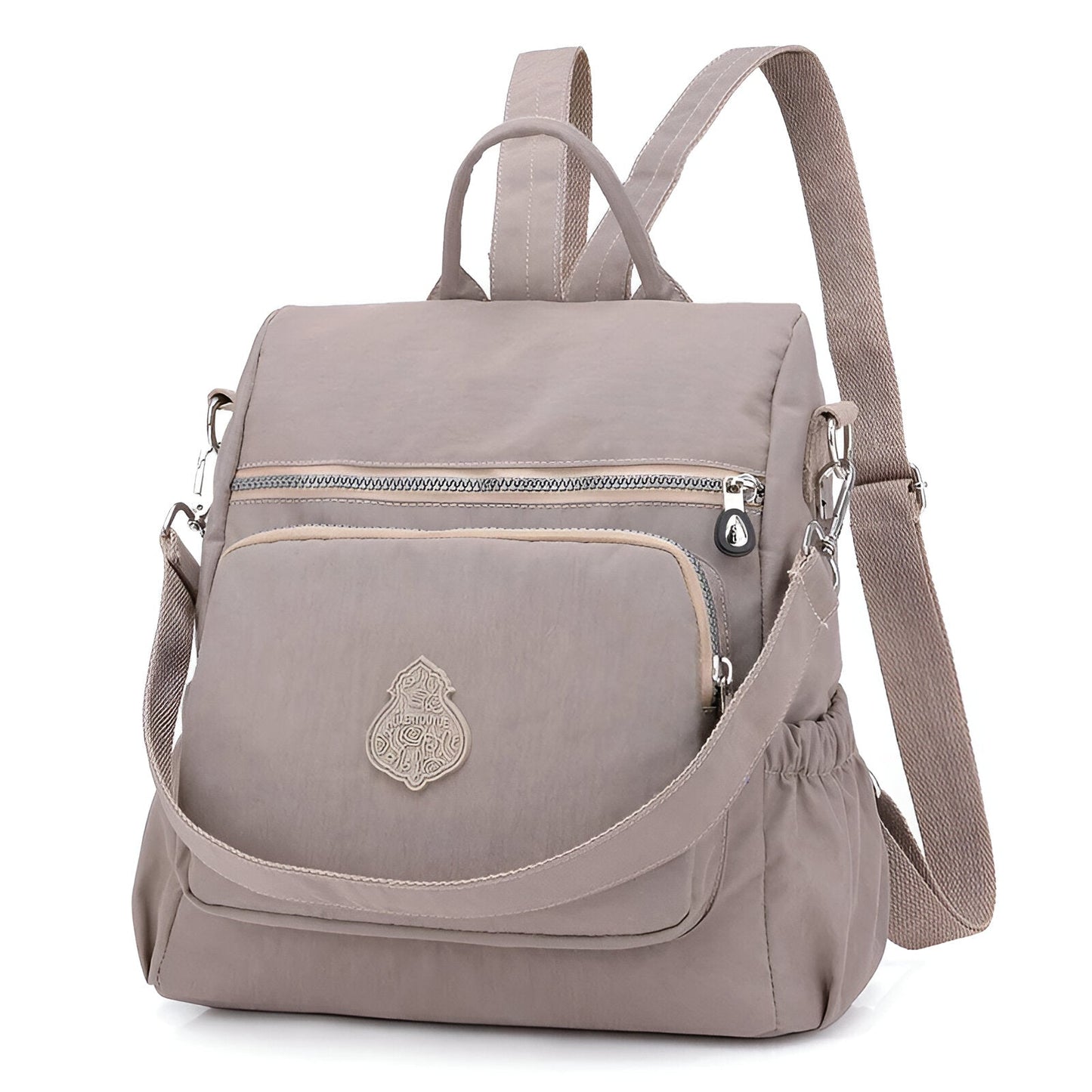 Leichter Rucksack aus Wasserabweisendem Nylon für Damen und Herren – Ideal als Schulrucksack und für Reisen, Kompakt mit Verstellbaren Gurten 10