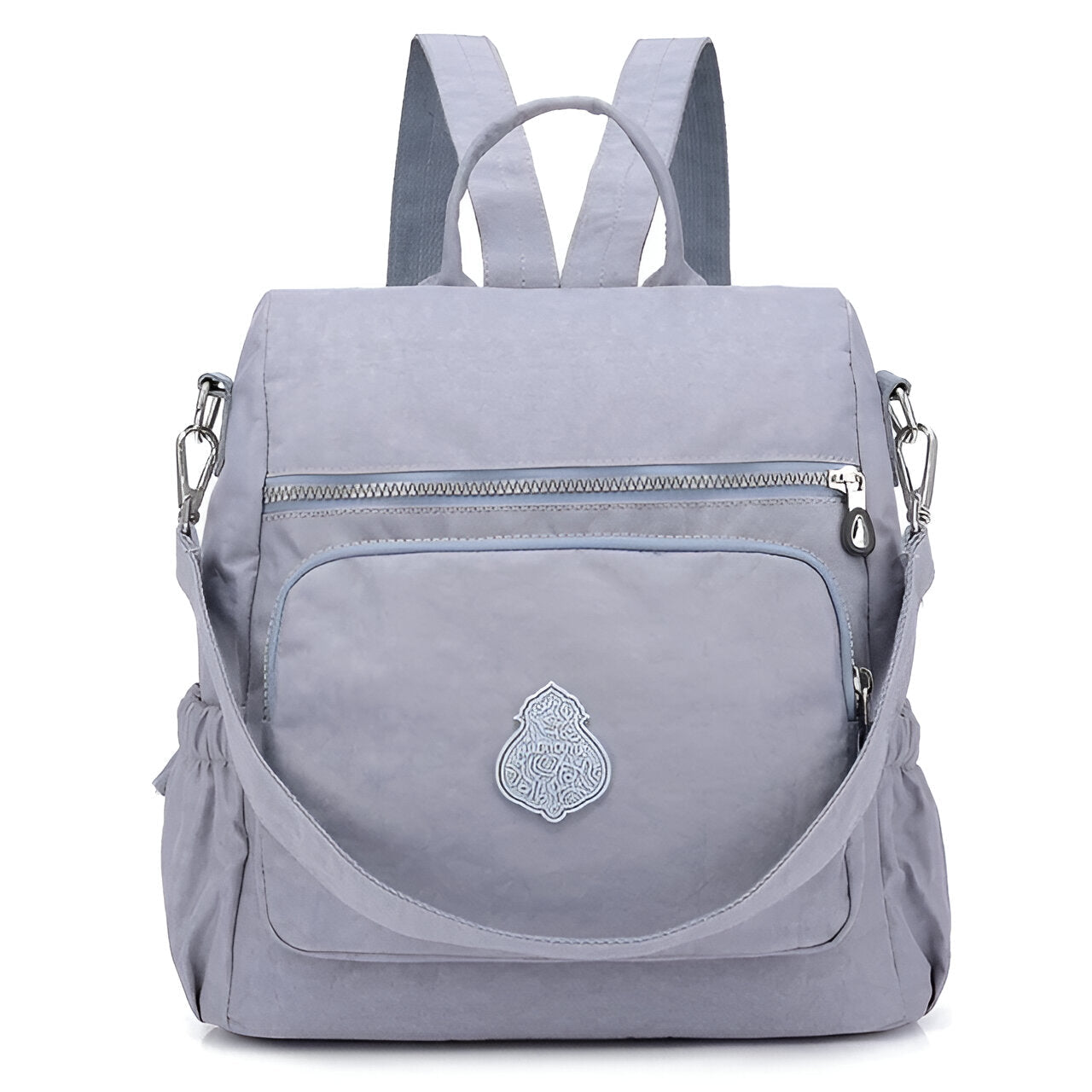 Leichter Rucksack aus Wasserabweisendem Nylon für Damen und Herren – Ideal als Schulrucksack und für Reisen, Kompakt mit Verstellbaren Gurten 15