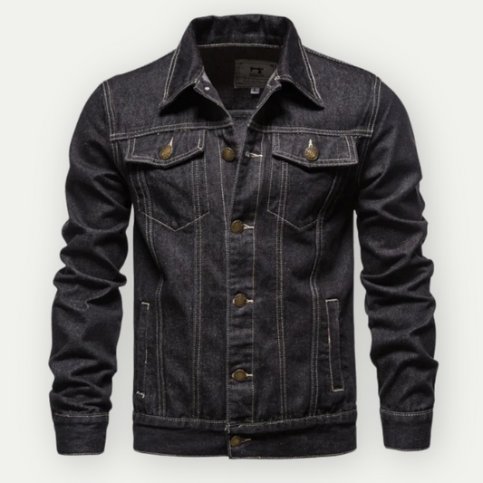 Lena | Denimjacke Für Herren – Zeitloser Truckerlook Mit Brusttaschen 1