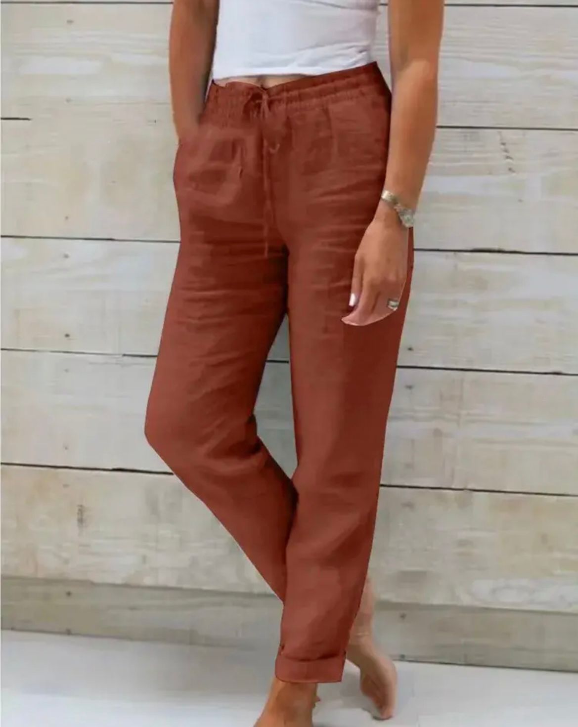 Lieke Damenhose – Elegantes Design, Hohe Taille, Lockerer Schnitt 4