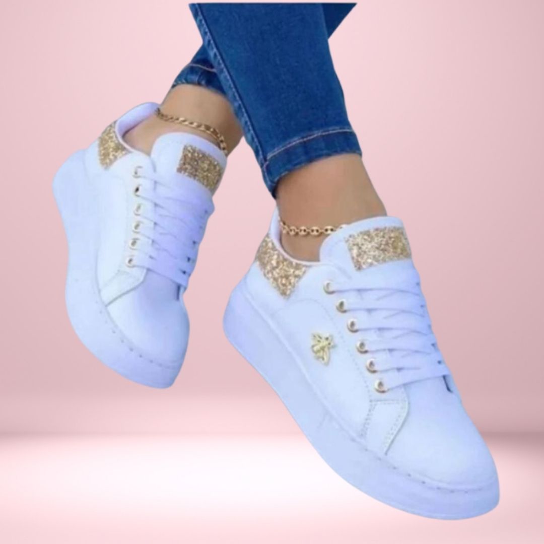 Lili Damen Sneakers – Glitzernde Akzente, Bequeme Passform 2