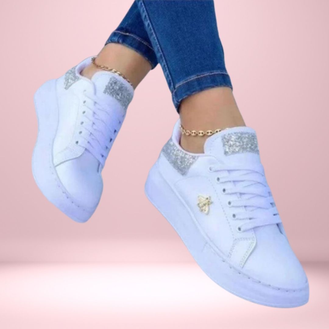 Lili Damen Sneakers – Glitzernde Akzente, Bequeme Passform 3