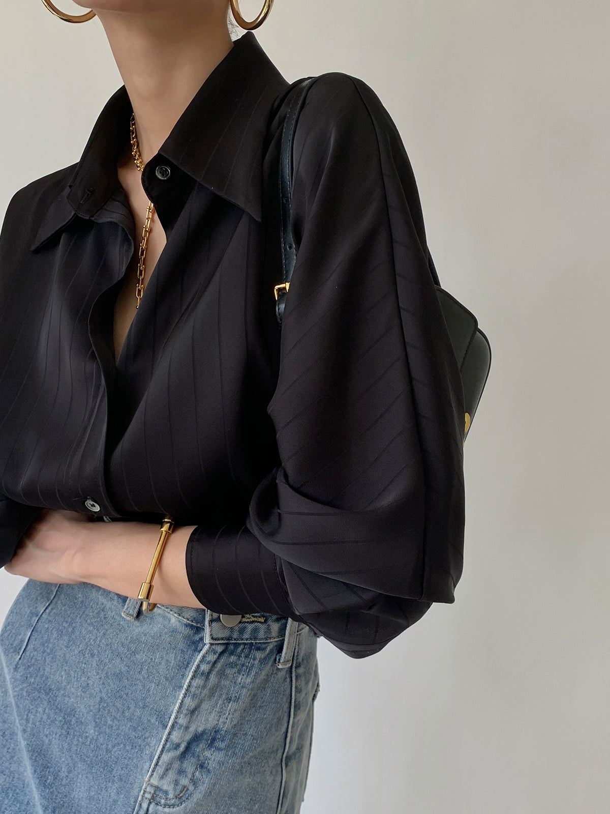 Lorena Damenbluse – Oversized, Hochwertige Baumwolle, Zeitloses Design 0