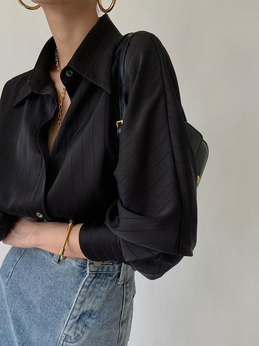 Lorena Damenbluse – Oversized, Hochwertige Baumwolle, Zeitloses Design 0