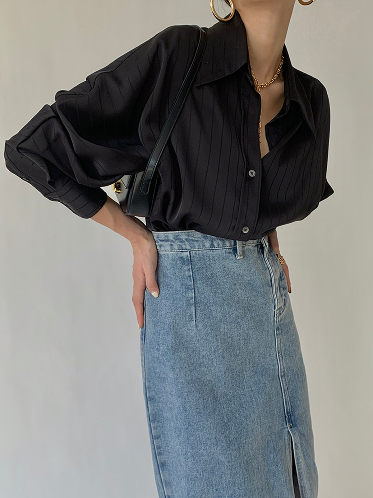 Lorena Damenbluse – Oversized, Hochwertige Baumwolle, Zeitloses Design 2