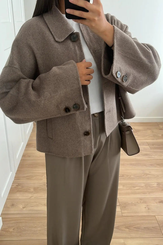 Lucy | Langer Damenmantel Mit Oversized Passform Für Elegante Winterlooks 0