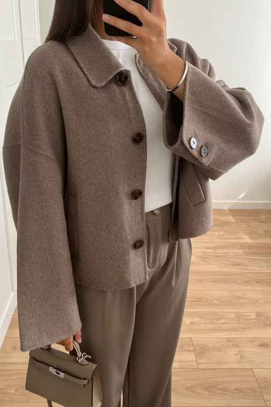 Lucy | Langer Damenmantel Mit Oversized Passform Für Elegante Winterlooks 1
