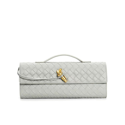Maisa Schultertasche Damen – Gewebtes Kunstleder, Zeitloses Design 0