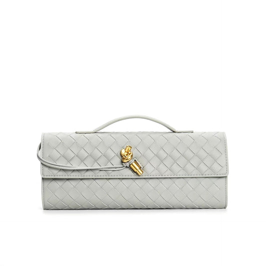 Maisa Schultertasche Damen – Gewebtes Kunstleder, Zeitloses Design 0