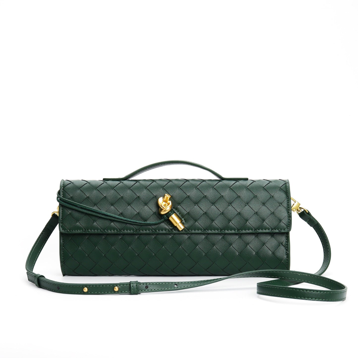 Maisa Schultertasche Damen – Gewebtes Kunstleder, Zeitloses Design 1