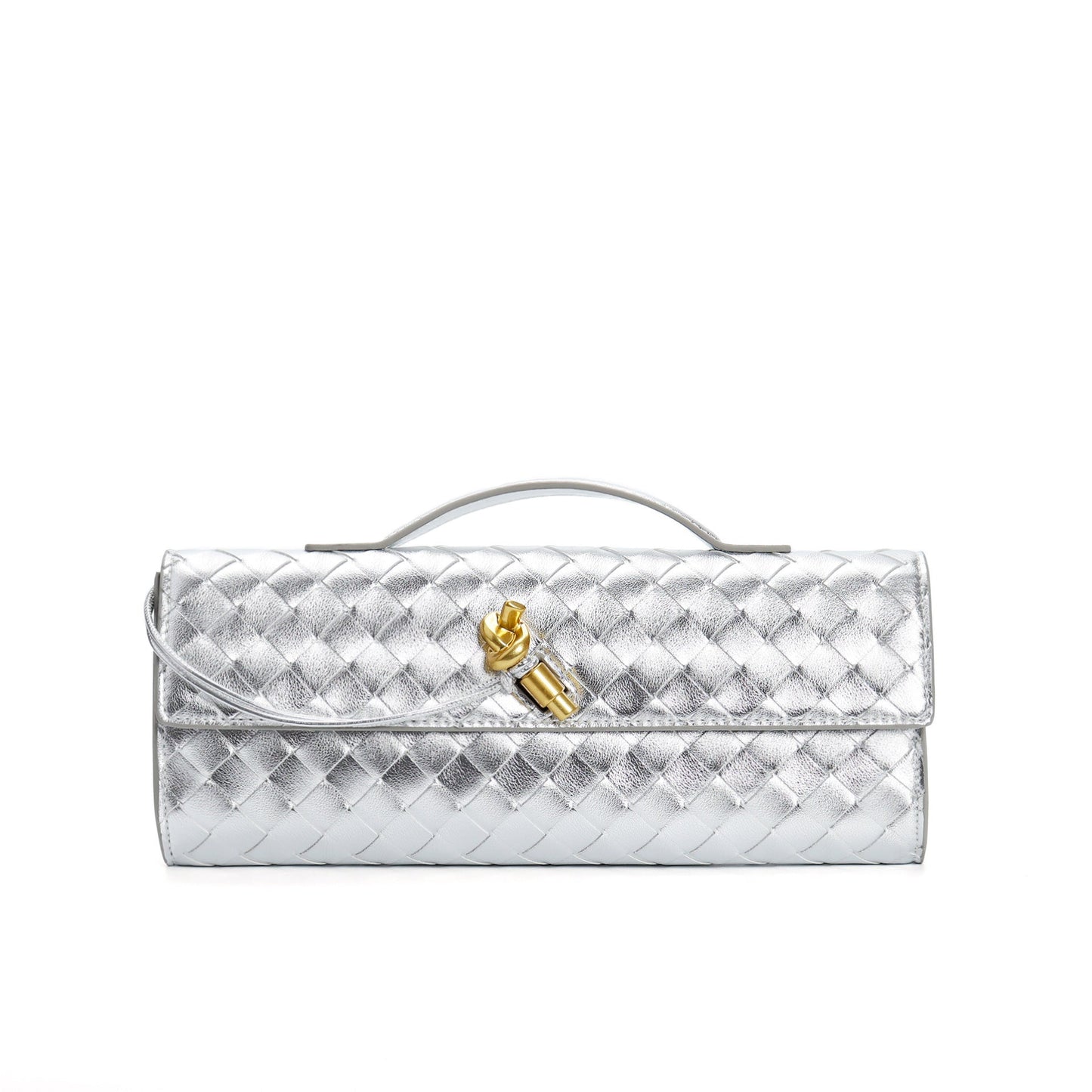 Maisa Schultertasche Damen – Gewebtes Kunstleder, Zeitloses Design 4