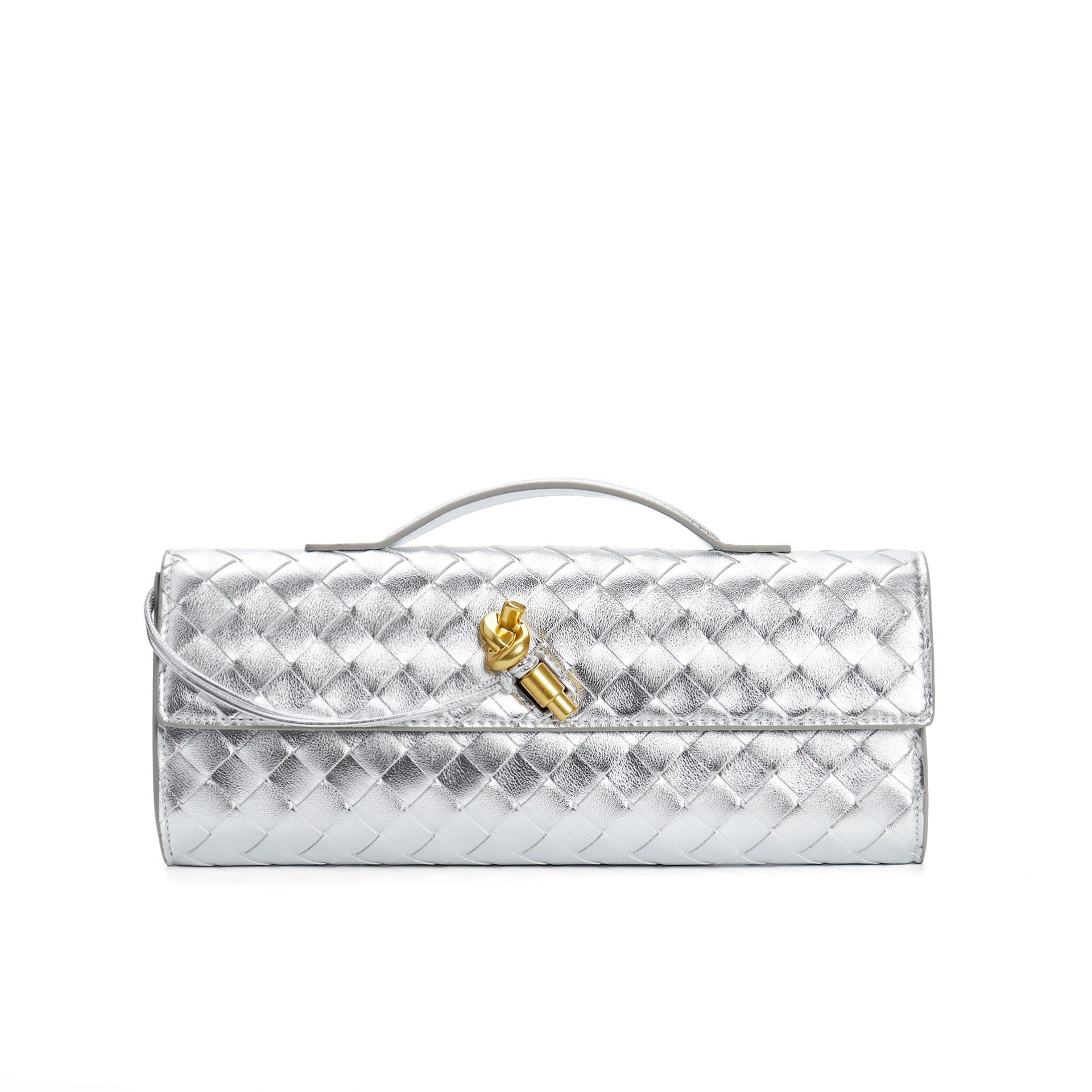 Maisa Schultertasche Damen – Gewebtes Kunstleder, Zeitloses Design 4