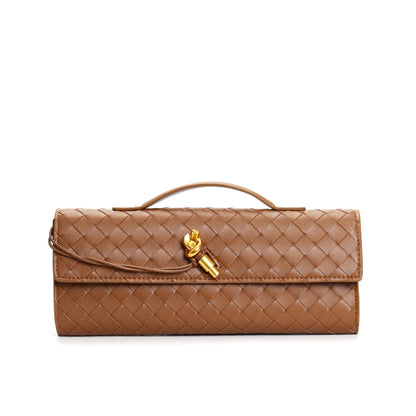 Maisa Schultertasche Damen – Gewebtes Kunstleder, Zeitloses Design 9