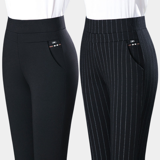 Margot Damenhose - Stretchhose Schwarz mit Hoher Taille 1