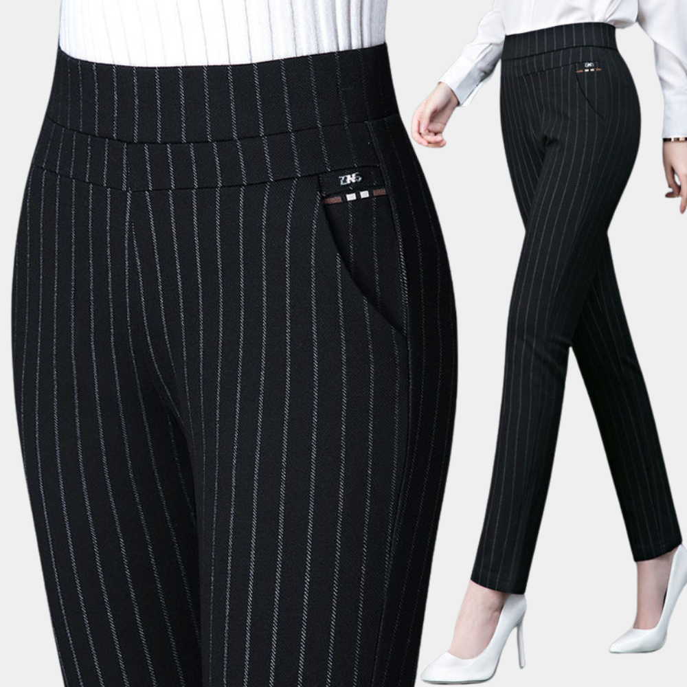 Margot Damenhose - Stretchhose Schwarz mit Hoher Taille 4