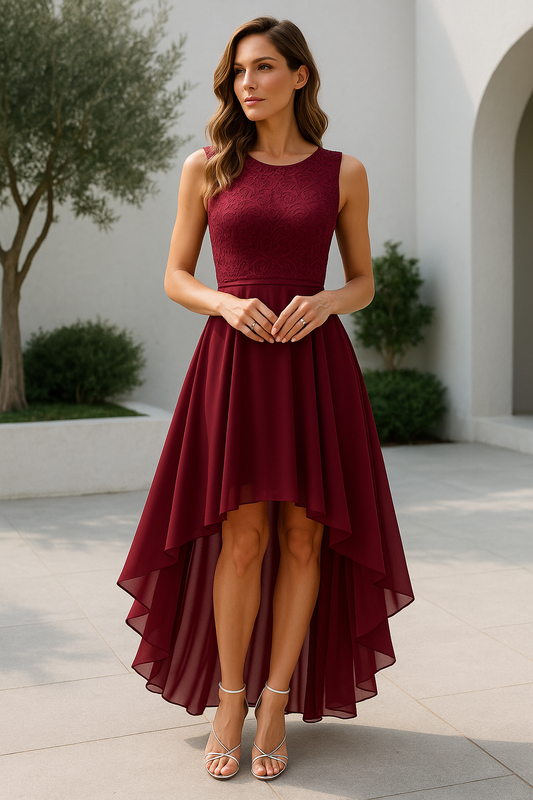 Marilla | Asymmetrische Abendkleid 0
