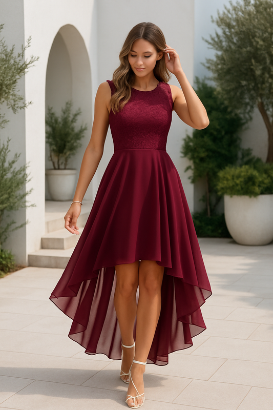 Marilla | Asymmetrische Abendkleid 1