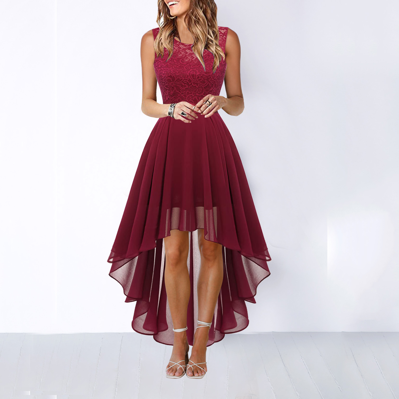 Marilla | Asymmetrische Abendkleid 3