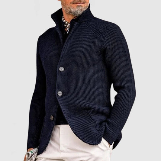 Maximilian | Stilvolles Warmes Strickvest Für Herren Mit Klassischem Knopfverschluss 1