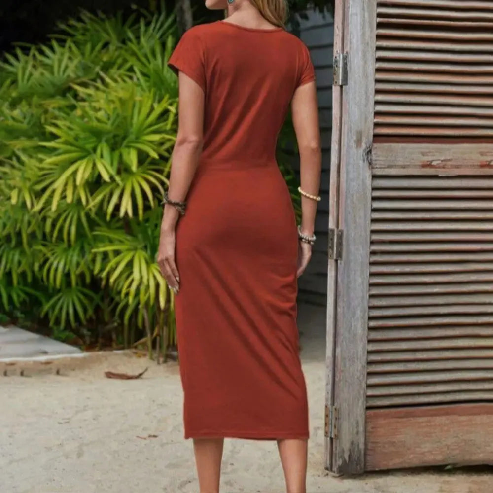 Maxine | Maxikleid Schwarz für Damen – Vintage Maxi Kleid für den Sommer 5