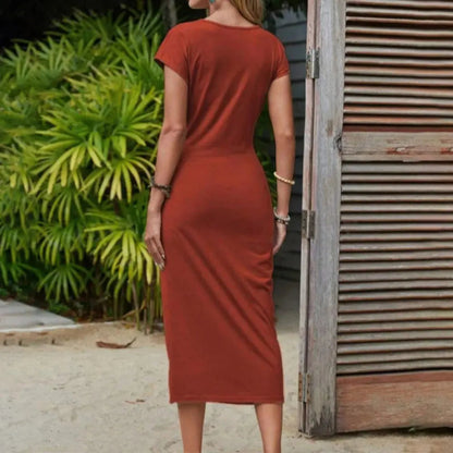 Maxine | Maxikleid Schwarz für Damen – Vintage Maxi Kleid für den Sommer 5