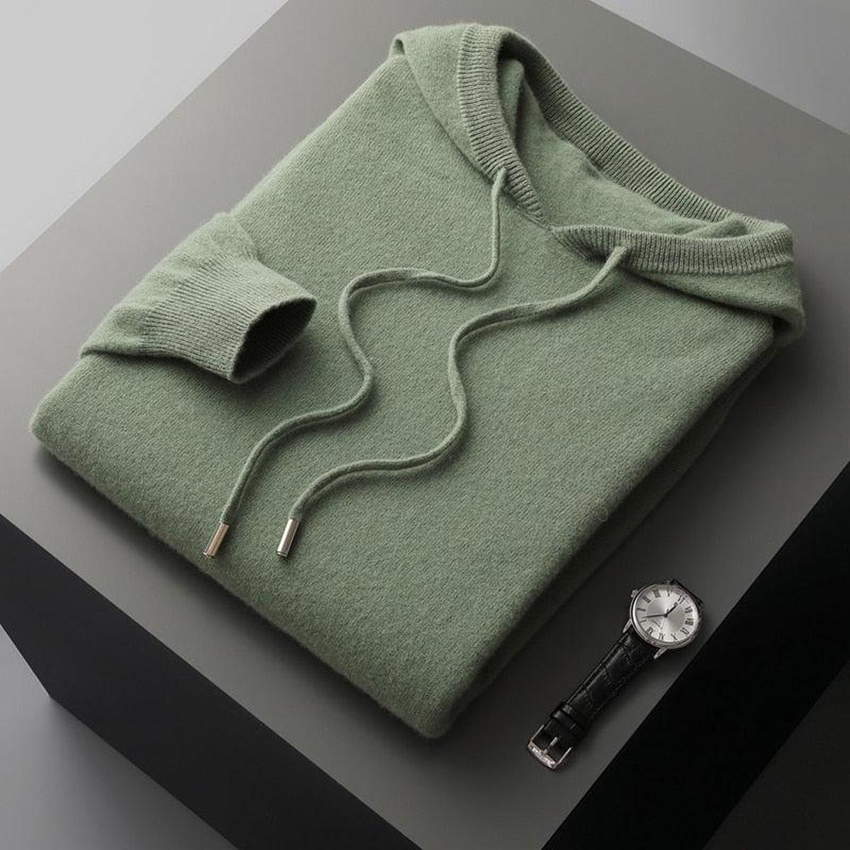 Men's Merino Wool Hoodie - Comfortable, Breathable, Versatile Design Hause Lune