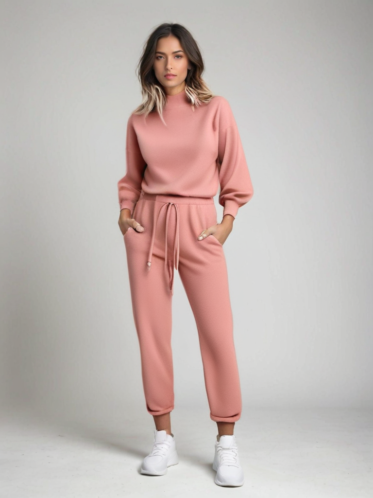 Mindy | Eleganter Trainingsanzug Damen – Komfortables 2-teiliges Set für Loungewear und Freizeit 0