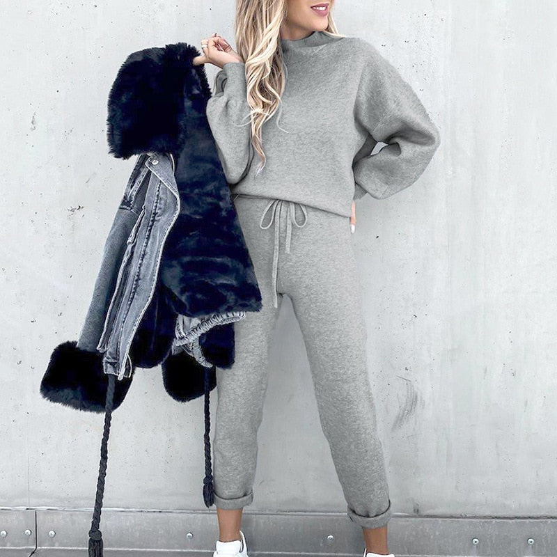 Mindy | Eleganter Trainingsanzug Damen – Komfortables 2-teiliges Set für Loungewear und Freizeit 2